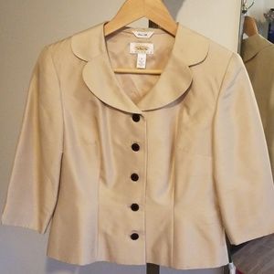 Talbots Petites Pure Silk Jacket Size 4